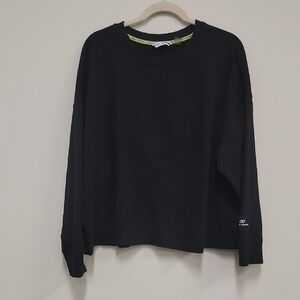 DKNY Sport Black and Green Crewneck